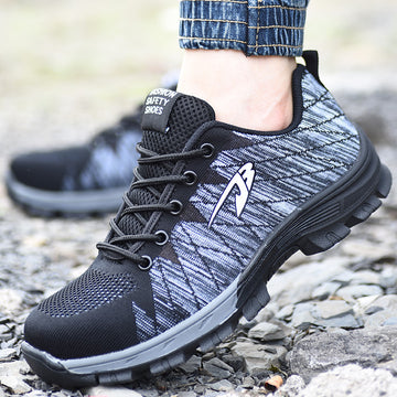 Breathable labor insurance shoes work shoes safety shoes hiking protective shoes - Chilazexpress Ltd