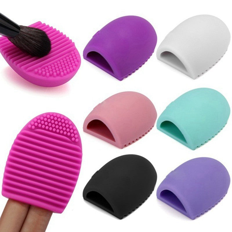 Light Board Silica Gel Brush Egg Egg Brush Plate No Word Silicone Scrubbing Tool Wash Egg Beauty Products - Chilazexpress Ltd