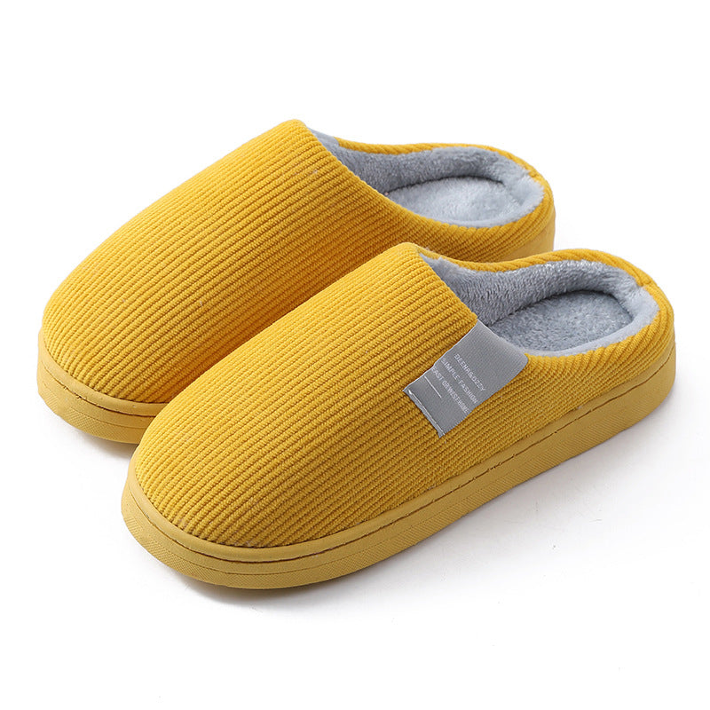 Corduroy Slippers For Women Home Shoes Men Women Couple - Chilazexpress Ltd