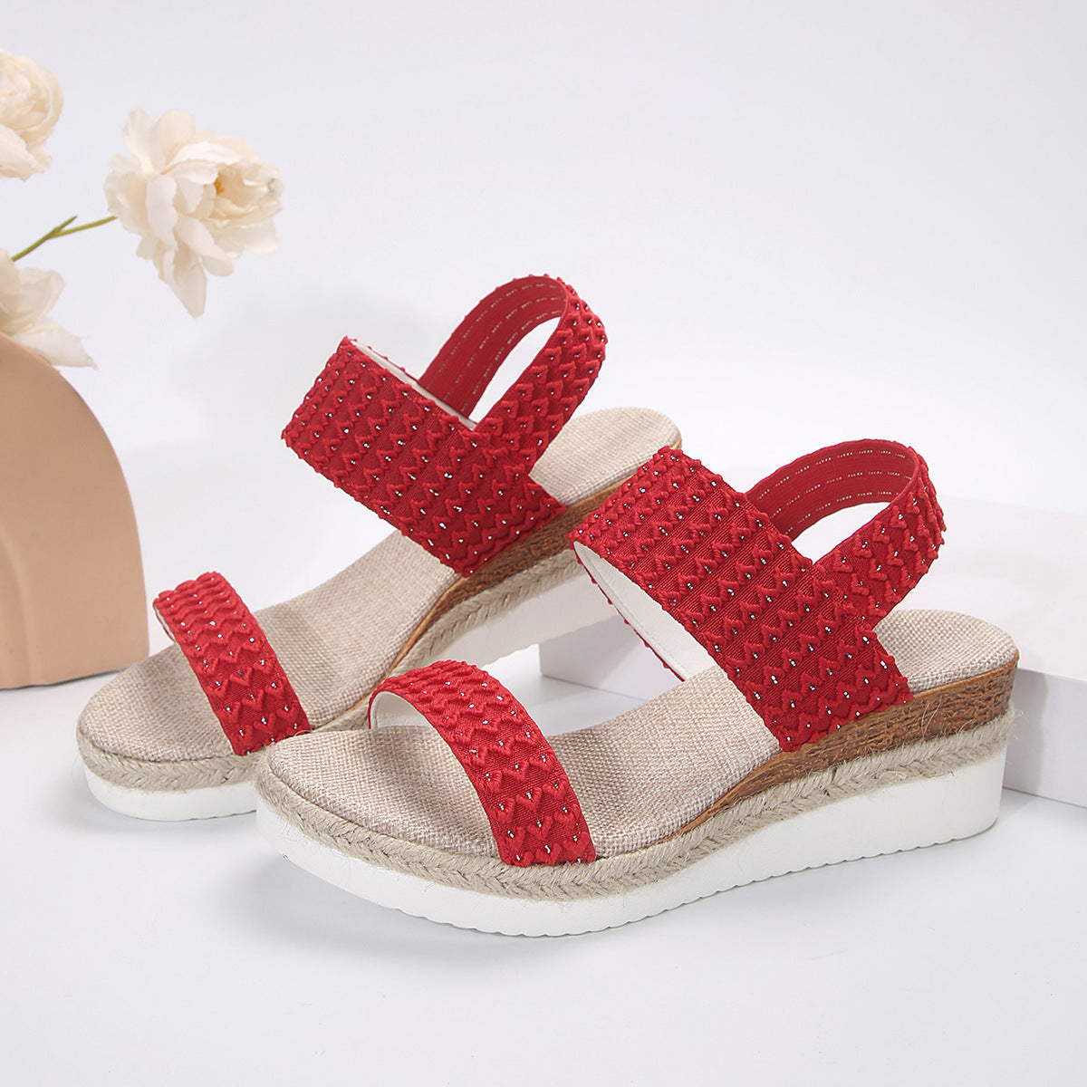 Summer Fashion Wedge Sandals For Women Peep-toe Shoes For Women - Chilazexpress Ltd