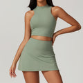 Tight Back Yoga Suit Outer Wear Casual Fitness Running Sports Skirt - Chilazexpress Ltd