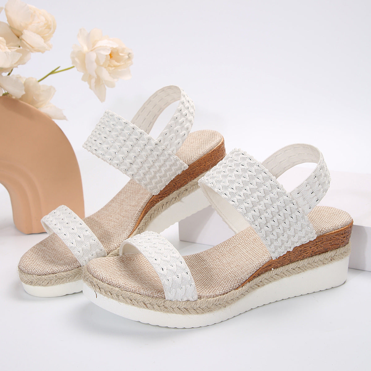 Summer Fashion Wedge Sandals For Women Peep-toe Shoes For Women - Chilazexpress Ltd