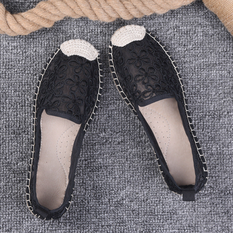 Thin Pumps Linen Fisherman Shoes For Women - Chilazexpress Ltd