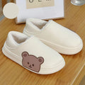 Bear Fluffy Slippers Winter House Shoes For Women - Chilazexpress Ltd
