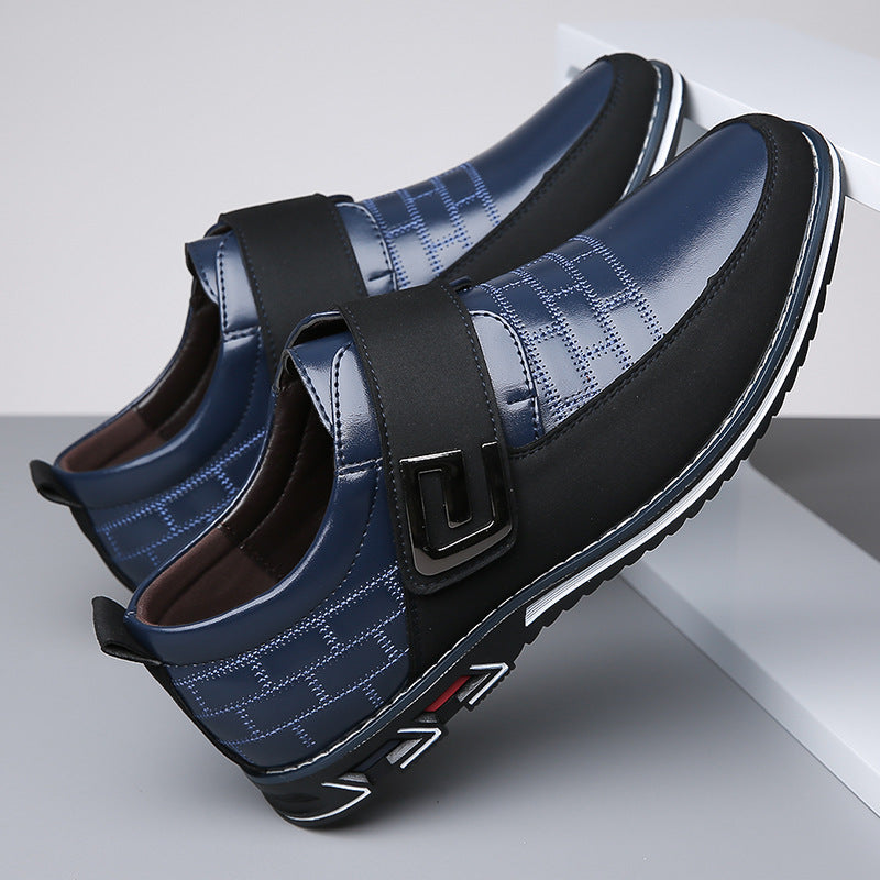 Oversized Men's Shoes Leather Shoes Youth Shoes Soft Bottom - Chilazexpress Ltd