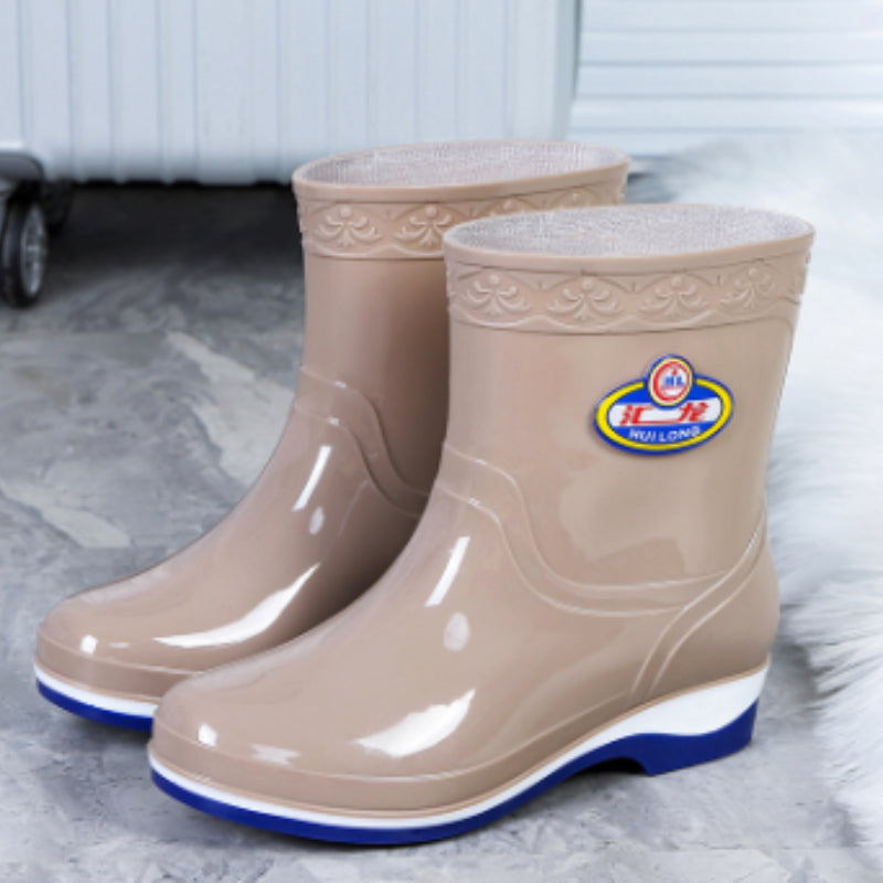 Labor Protection Kitchen Waterproof And Anti Slip Shoes, Rain Shoes For Women - Chilazexpress Ltd