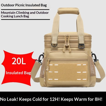 Camping Outdoor Picnic Cooler Bag Large Capacity