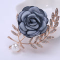 Fabric Flower Lady Temperamental Pin Sweater Coat Cardigan Women's Corsage Clothing Accessories - Chilazexpress Ltd