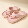Solid Color Striped Texture Flip-Flops Slippers For Women Men Non-slip Wear-resistant House Shoes Summer Outdoor Beach Shoes Couple - Chilazexpress Ltd