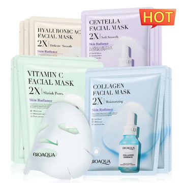 Collagen Face Mask Moisturizing Firming Face Sheet Mask Hyaluronic Acid Facial Masks Beauty Skin Care Gel Skin Care - Chilazexpress Ltd