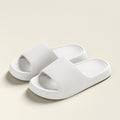 Solid Thick-soled Home Slippers Summer Non-slip Floor Bathroom Slipper For Women Men's House Shoes - Chilazexpress Ltd