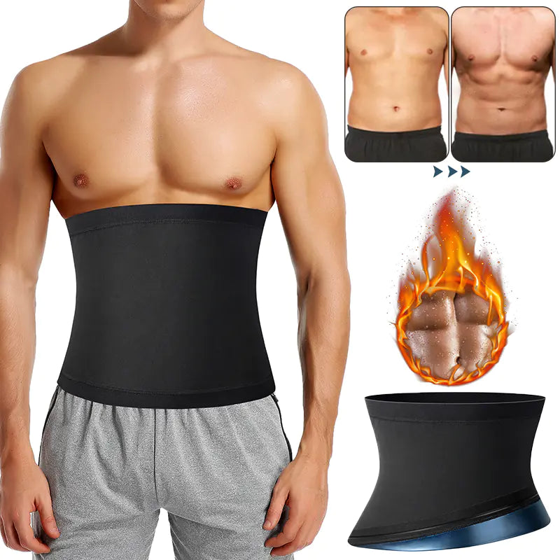 Men's Sauna Body Shaper Waist Trainer Slimming Belt - Chilazexpress Ltd