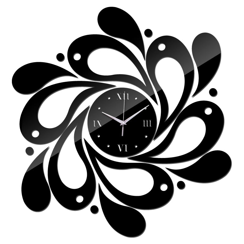 Special Offer 3d DIY Wall Clock  Home Decoration Mirror Acrylic Stickers Furniture