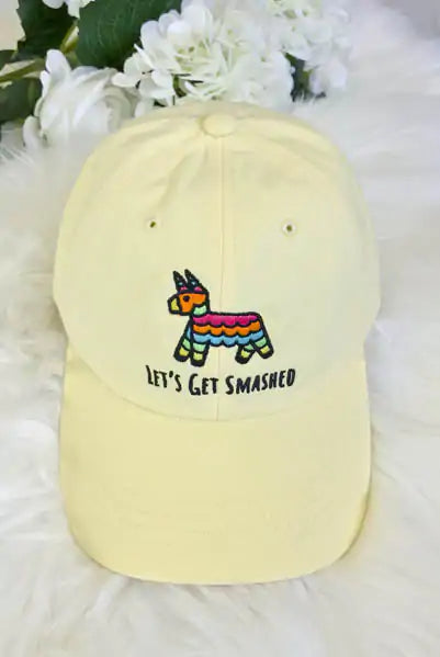 It's My Final Fiesta | Let's Get Smashed - Embroidered Bachelorette Party Dad Hats - Chilazexpress Ltd