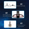 Kids Electric Rocket Launcher Space Exploration Toy with Parachute Outdoor Rocket Model - Chilazexpress Ltd