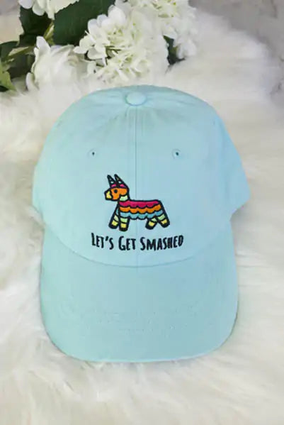 It's My Final Fiesta | Let's Get Smashed - Embroidered Bachelorette Party Dad Hats - Chilazexpress Ltd