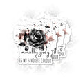 Set 3Pcs Morally Grey is My Favourite Color Sticker Rose Sticker Book Lover Sticker Bookish Sticker Booktok Sticker Water Assitant Die-Cut Vinyl Decals for Laptop Phone Water Bottles (2 Inches) - Chilazexpress Ltd