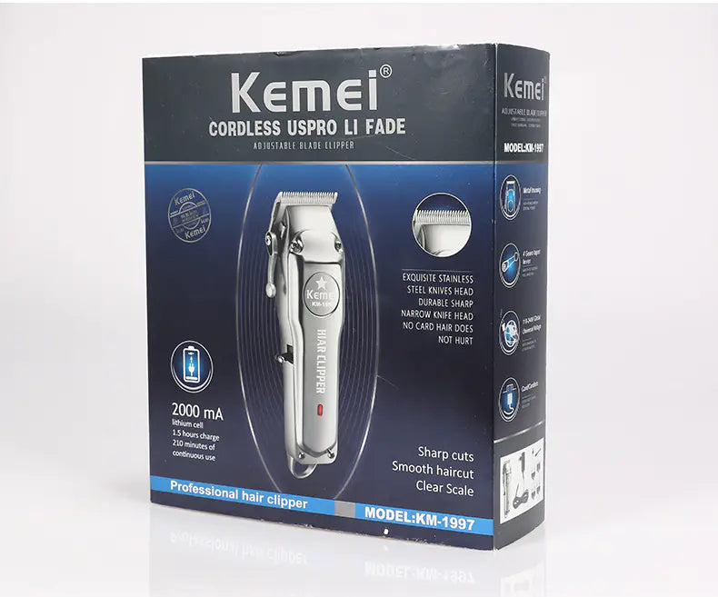 Kemei Rechargeable Electric Hair Clipper for Men - Chilazexpress Ltd
