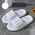 Summer Home Slippers With Hollow Sole Design Non-slip Floor Bathroom Slipper For Women Men's House Shoes - Chilazexpress Ltd