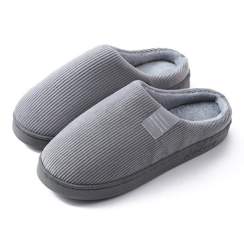 Corduroy Slippers For Women Home Shoes Men Women Couple - Chilazexpress Ltd