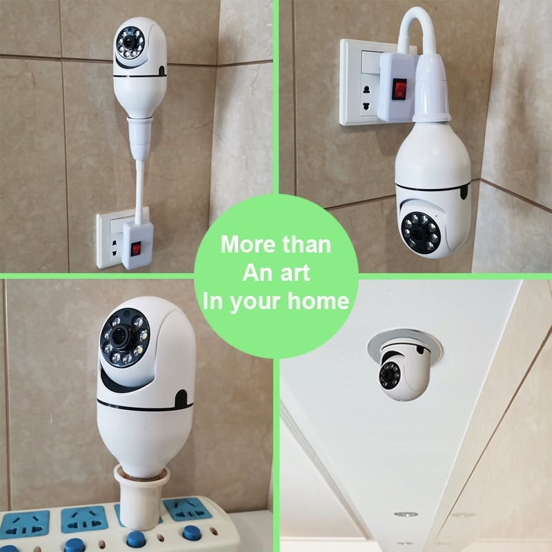 WiFi CAMERA 1080P Bulb 4X Zoom Camera E27 Home 5GWiFi Alarm Monitor - Chilazexpress Ltd