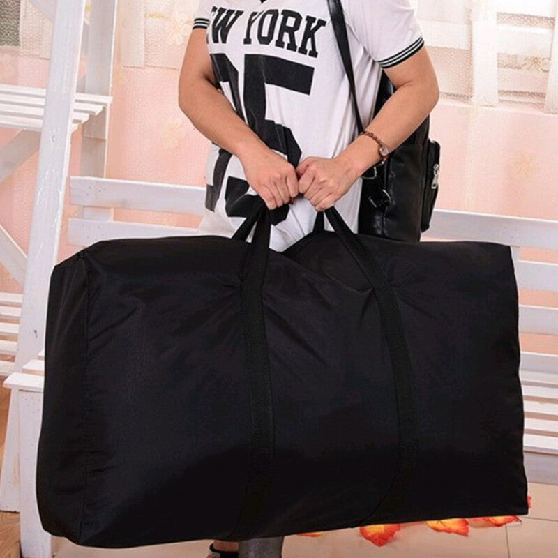 Home Extra Large Storage Bag Waterproof For Outdoor Camping Tent Cushion Black - Chilazexpress Ltd