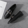 Small Leather Shoes For Women British Women's Shoes Slip-on - Chilazexpress Ltd