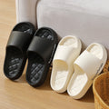 Summer Rhombus Slipper Indoor House Shoes For Men Women Couples Solid Color Non-slip Bathroom Slippers - Chilazexpress Ltd