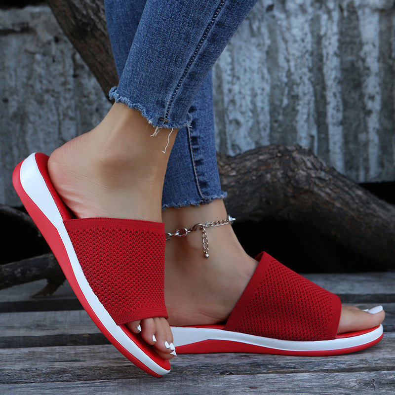 Women Shoes Summer Flat Sandals Casual Indoor Outdoor Slipper For Beach Shoes - Chilazexpress Ltd
