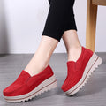 Thick-soled Flat Shoes Anti-slip Suede Height Increasing Shoes For Women - Chilazexpress Ltd
