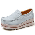 Thick-soled Flat Shoes Anti-slip Suede Height Increasing Shoes For Women - Chilazexpress Ltd