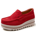 Thick-soled Flat Shoes Anti-slip Suede Height Increasing Shoes For Women - Chilazexpress Ltd