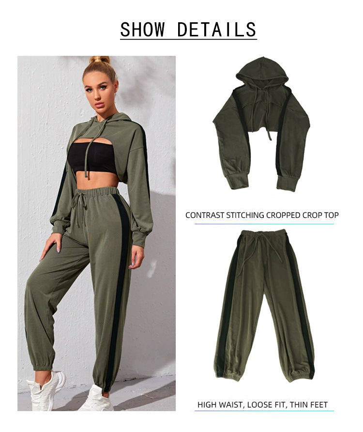 Fashion Loose Casual Sports Fitness Yoga Wear Suit - Chilazexpress Ltd