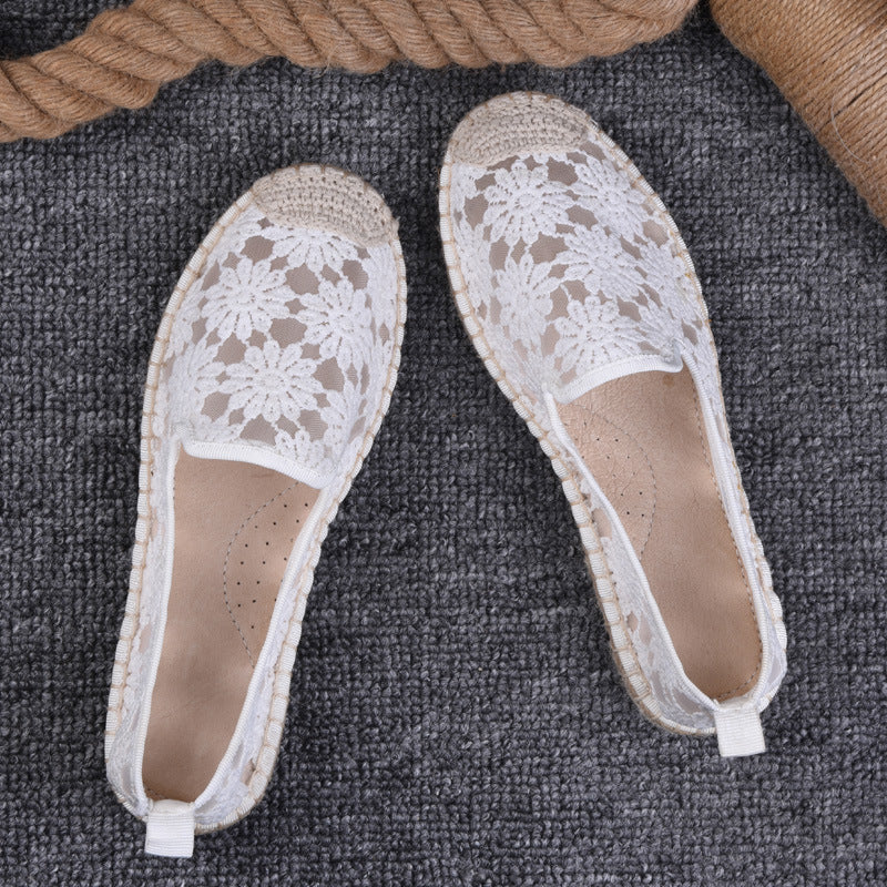 Thin Pumps Linen Fisherman Shoes For Women - Chilazexpress Ltd