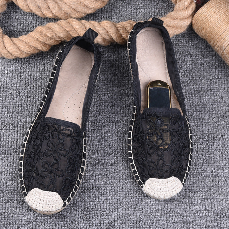 Thin Pumps Linen Fisherman Shoes For Women - Chilazexpress Ltd