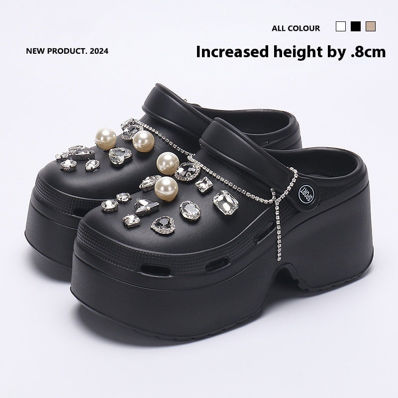 Summer Breathable Closed Toe Hole Shoes For Women - Chilazexpress Ltd
