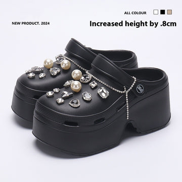 Summer Breathable Closed Toe Hole Shoes For Women - Chilazexpress Ltd