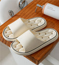 Non-slip Design Bathroom Slippers Home Summer Thick Sole Floor Bedroom House Shoes For Women Men - Chilazexpress Ltd