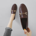 Small Leather Shoes For Women British Women's Shoes Slip-on - Chilazexpress Ltd