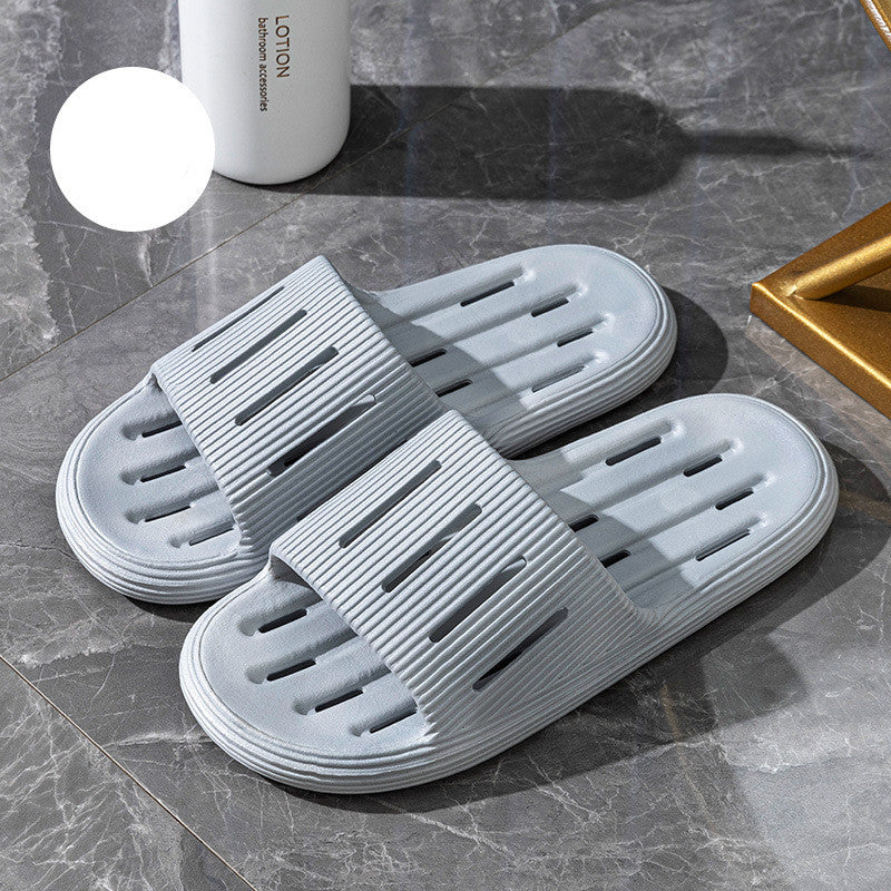 Summer Home Slippers With Hollow Sole Design Non-slip Floor Bathroom Slipper For Women Men's House Shoes - Chilazexpress Ltd