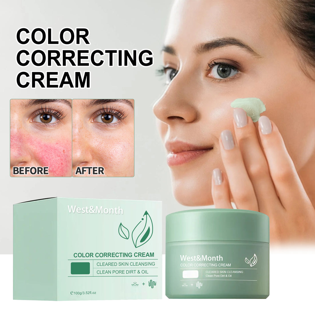 West&Month Color Correcting Care Cream For Diminishing Spots, Post-sun Recovery, Nourishing, And Enhancing The Skin's Beauty - Chilazexpress Ltd
