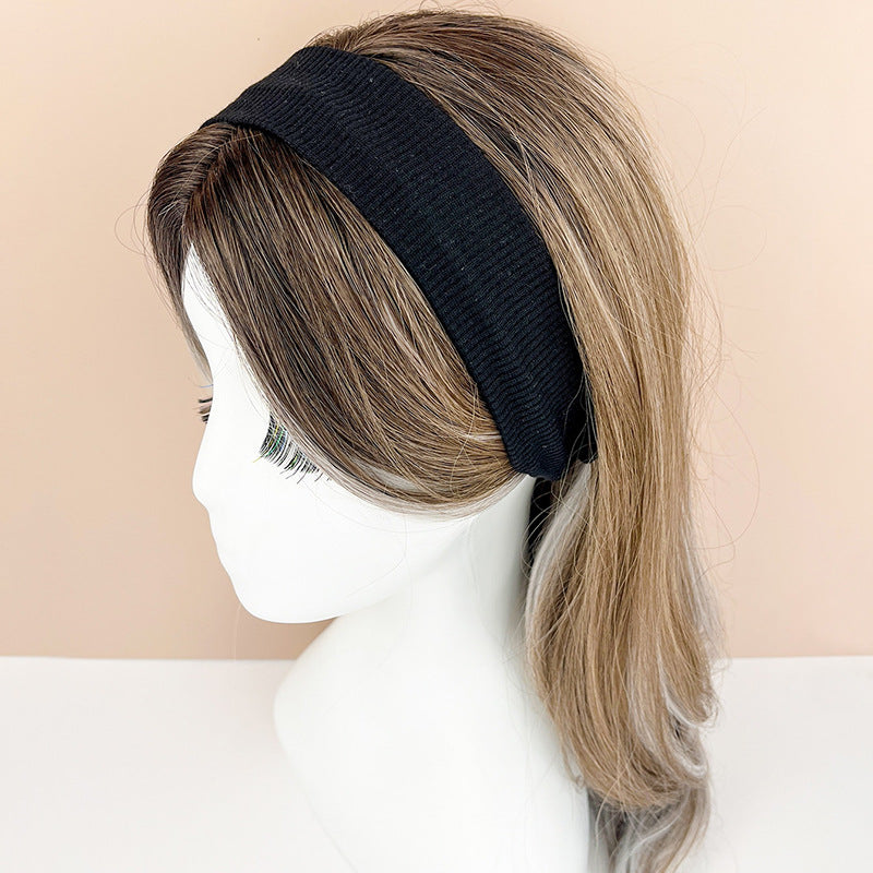 Exercise Hair Band Yoga Workout Sweat Stretch Hair Band Simple Versatile Casual Headband