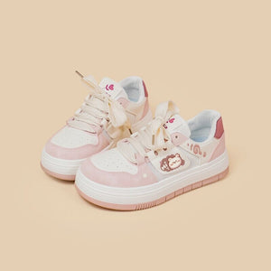 Pink Mesh Panel Shoes For Women - Chilazexpress Ltd