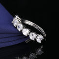 Affectionate Colorful Diamond Super-Shiny Zircon Heart-Shaped Ring For Women - Chilazexpress Ltd
