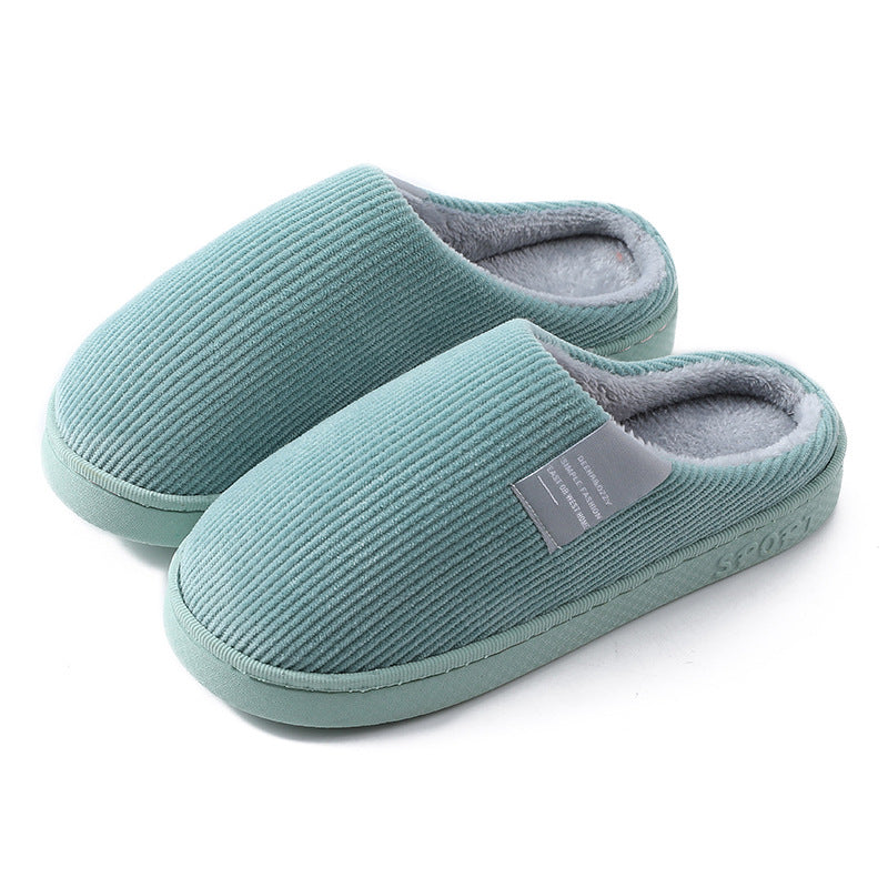 Corduroy Slippers For Women Home Shoes Men Women Couple - Chilazexpress Ltd