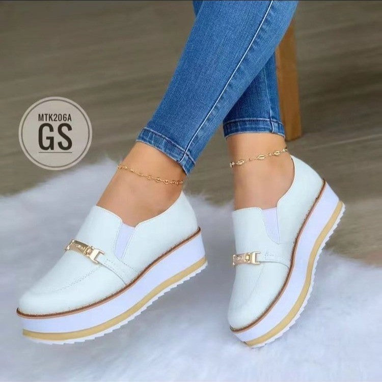 Slip On Flat Sneakers For Women Platform Shoes - Chilazexpress Ltd