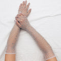 Fishing Net Hot Drill Finger Lace Gloves Clothing Accessories - Chilazexpress Ltd