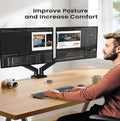 32-Inch Dual-Screen Monitor Stand - Chilazexpress Ltd