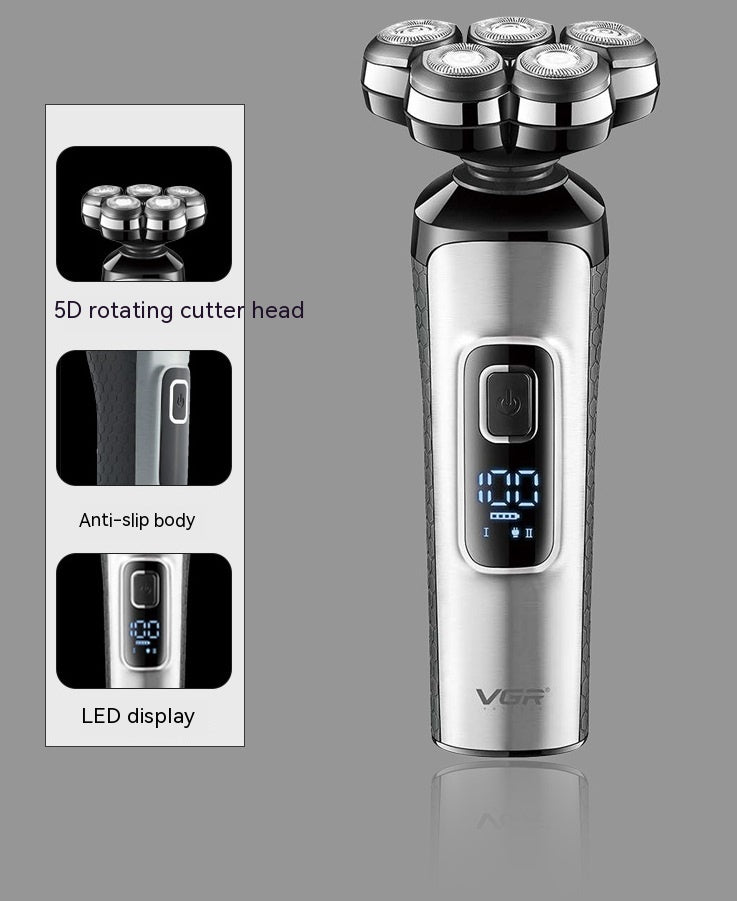 Washed LCD Digital Display New Rechargeable Floating Shaver - Chilazexpress Ltd