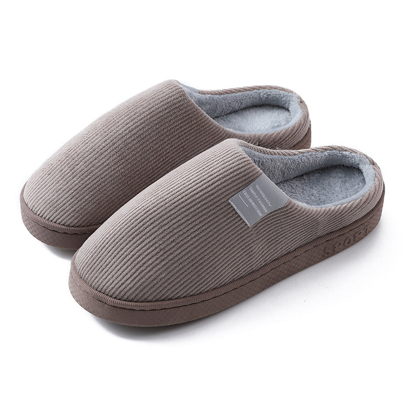 Corduroy Slippers For Women Home Shoes Men Women Couple - Chilazexpress Ltd